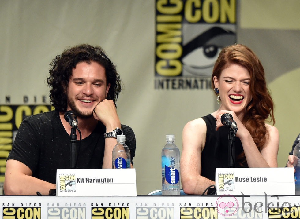 Kit Harington y Rose Leslie en la Comic-Con 2014