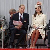 Los Duques de Cambridge y el presidente de Francia en el centenario del estallido de la I Guerra Mundial