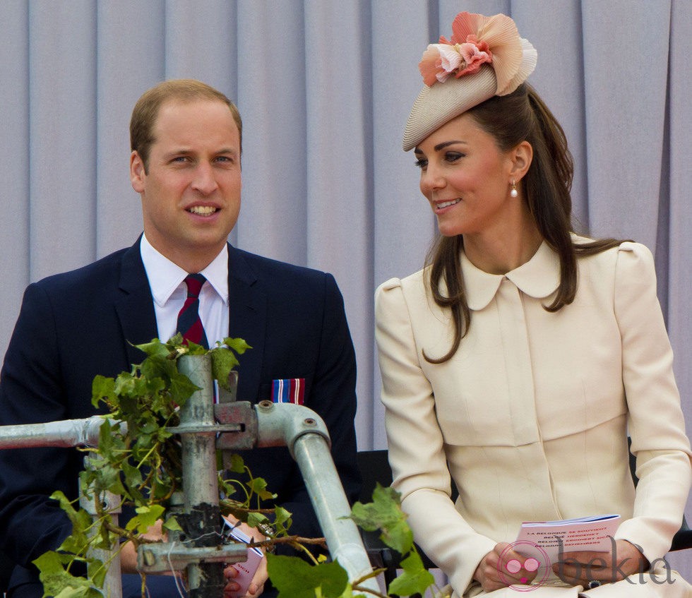 Los Duques de Cambridge en los actos por el centenario del estallido de la I Guerra Mundial