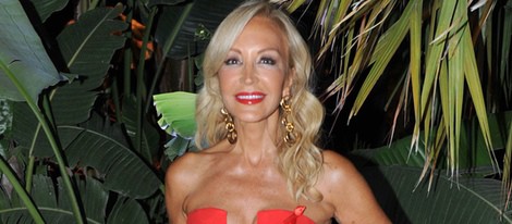 Carmen Lomana en la Gala de la Concordia 2014 en Marbella