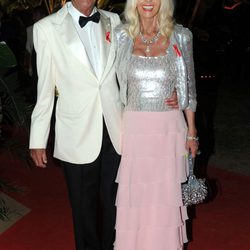 Gunilla Von Bismarck y Luis Ortiz en la Gala de la Concordia 2014 en Marbella