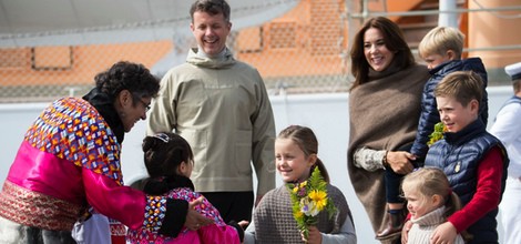 La Familia Real danesa de visita oficial en Groenlandia