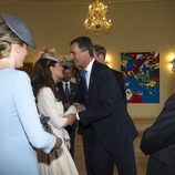 El Rey Felipe y Kate Middleton riendo en los actos por el centenario del estallido de la I Guerra Mundial