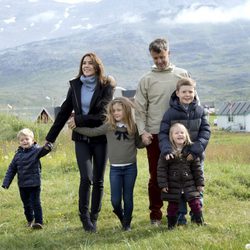 La Familia Real danesa durante su visita oficial a Groenlandia