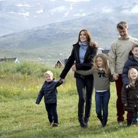 La Familia Real danesa durante su visita oficial a Groenlandia