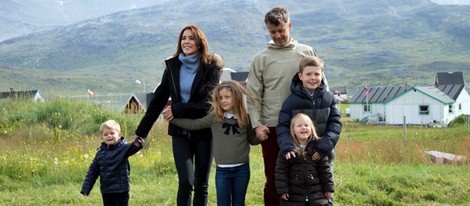 La Familia Real danesa durante su visita oficial a Groenlandia