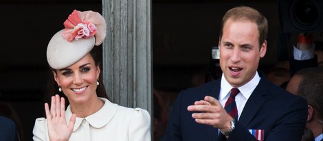 El Príncipe Guillermo y Kate Middleton en Mons en el centenario del estallido de la I Guerra Mundial