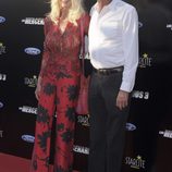 Gunilla Von Bismarck y Luis Ortiz en el estreno de 'Los Mercenarios 3' en Marbella