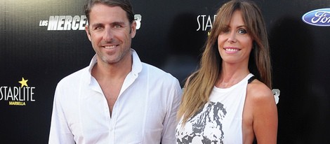 Lara Dibildos y Joaquín Capel en el estreno de 'Los Mercenarios 3' en Marbella