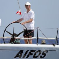 El Rey Felipe participa en la Copa del Rey de Vela 2014 por primera vez tras convertirse en Rey 