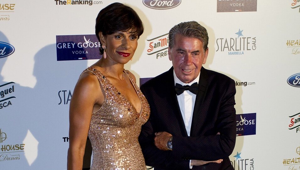 Manolo Santana y Claudia Rodríguez en la Starlite Gala 2014