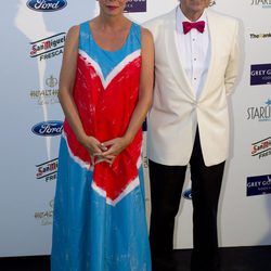 Ágatha Ruiz de la Prada y Pedro J. Ramírez en la Starlite Gala 2014