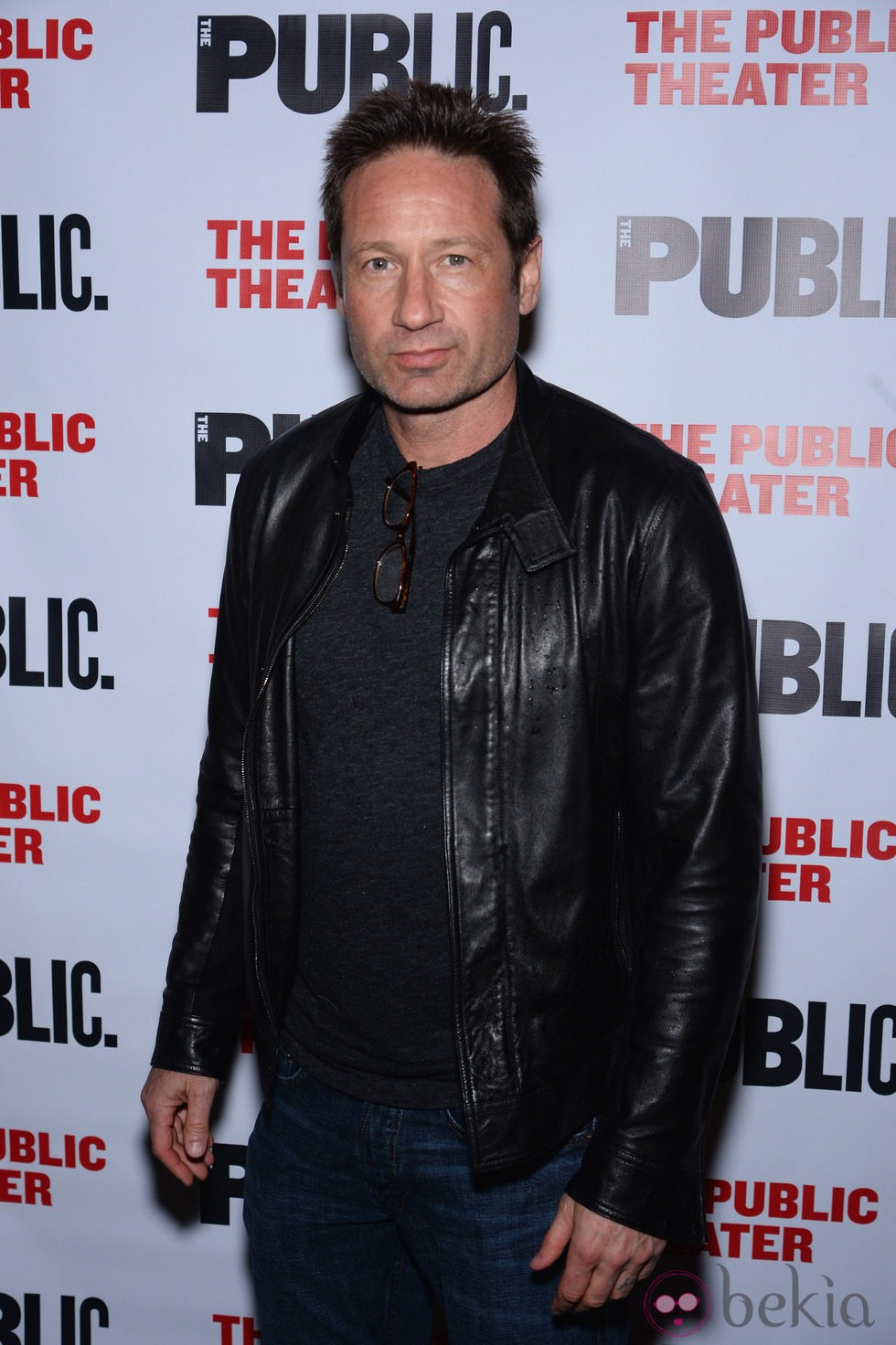 David Duchovny durante un estreno en Nueva York