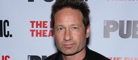 David Duchovny durante un estreno en Nueva York