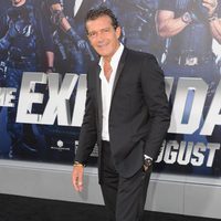 Antonio Banderas en el estreno de 'Los mercenarios 3' en Los Angeles