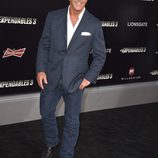 Mel Gibson en el estreno de 'Los mercenarios 3' en Los Angeles