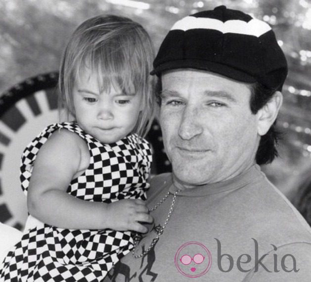 Robin Williams y su hija Zelda