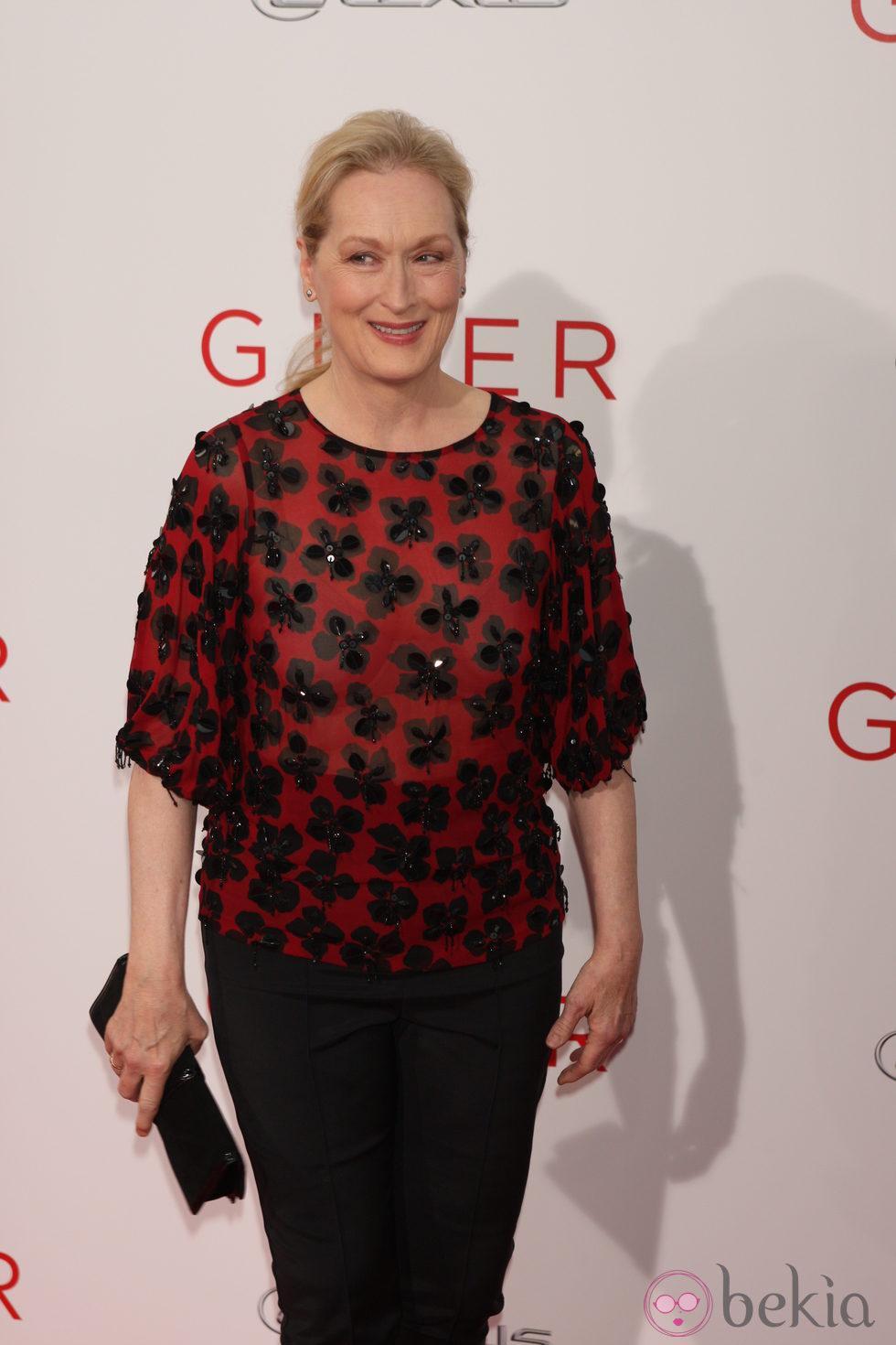 Meryl Streep en el estreno de 'The Giver'