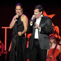 Chayo Mohedano y Juan Losada en su concierto en Marbella