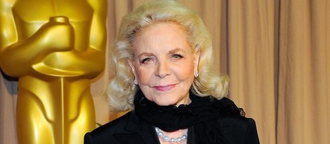 Lauren Bacall en la entrega de los Oscar 2010