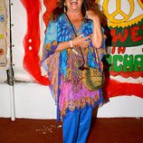 Massiel en la fiesta Flower Power 2014 en Ibiza