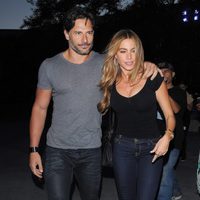 Sofía Vergara y Joe Manganiello en un concierto de Justin Timberlake en Los Angeles