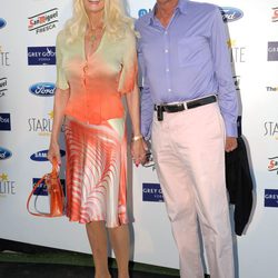 Gunilla von Bismarck y Luis Ortiz en el concierto de Julio Iglesias en Marbella