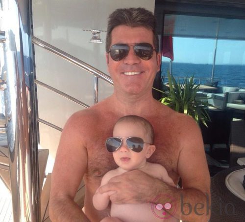 Simon Cowell y su hijo Eric