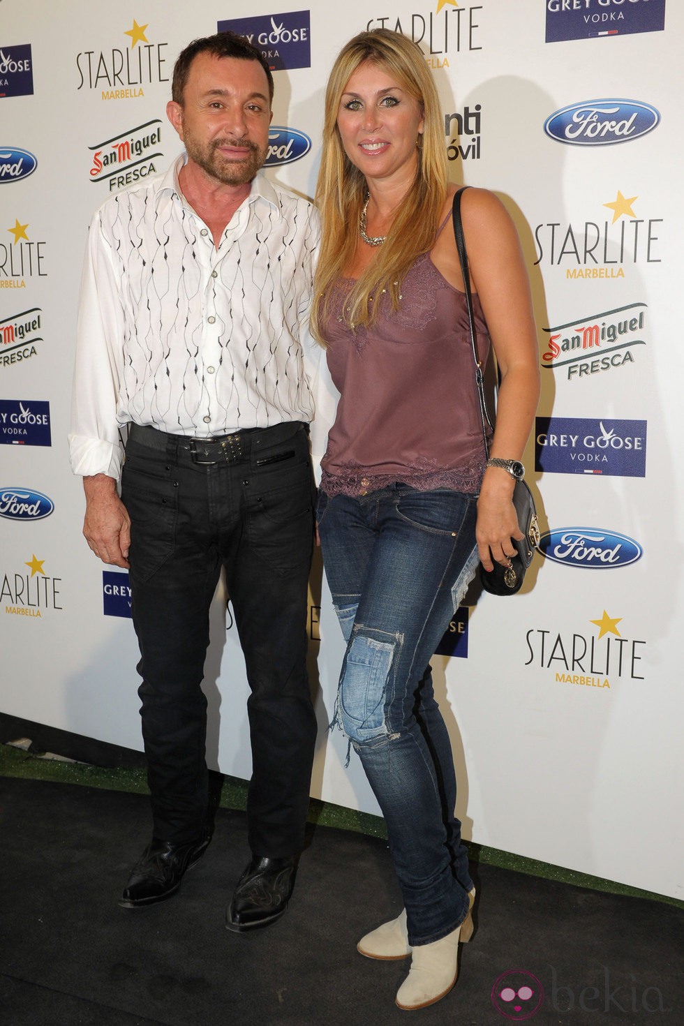 José Manuel Parada y Malena Gracia en el concierto de Dani Martín en el Starlite Festival de Marbella