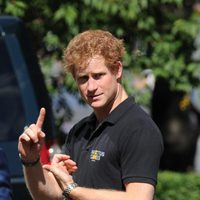 El Príncipe Harry durante la presentación de los Invictus Games