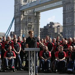 El Príncipe Harry en la presentación de los Invictus Games