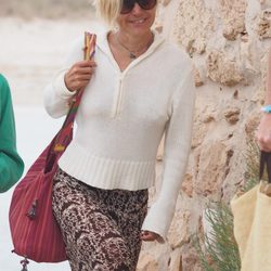 Eugenia Martínez de Irujo de vacaciones en Ibiza