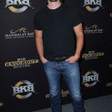 Taylor Kitsch en un combate de boxeo celebrado en Las Vegas