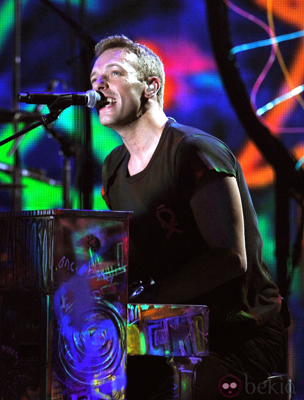 Chris Martin en los Premios Grammy de 2012