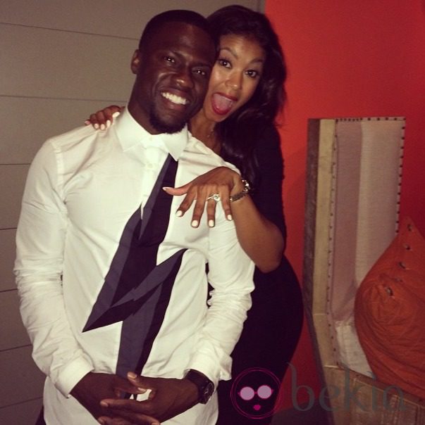 Kevin Hart y Eniko Parrish recién comprometidos