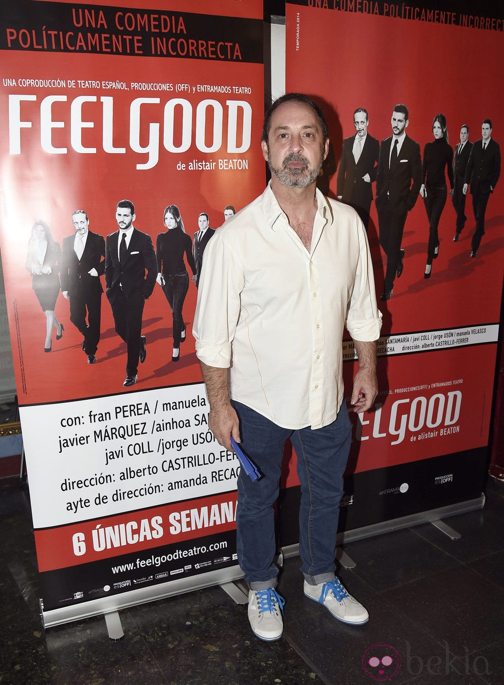 Jorge Roelas en el estreno de 'Feelgood' en Madrid