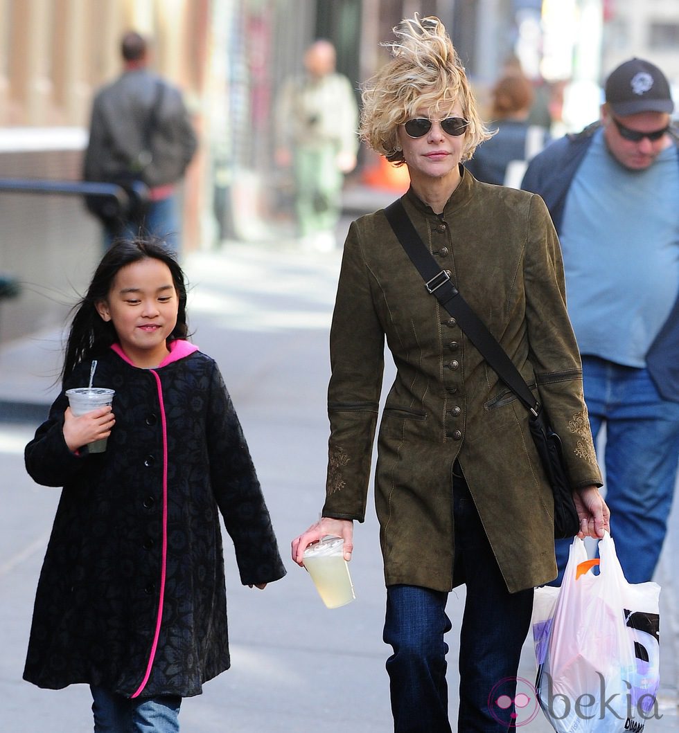 Meg Ryan y su hija Daisy True