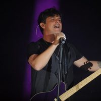 Alejandro Sanz durante su concierto en el Starlite Festival 2014