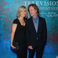 Felicity Huffman y William H. Macy en una fiesta previa a la entrega de los Premios Emmy 2014