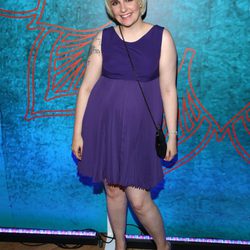 Lena Dunham en una fiesta previa a la entrega de los Premios Emmy 2014