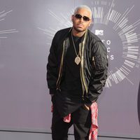 Chris Brown en la alfombra roja de los MTV Video Music Awards 2014