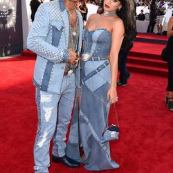 Katy Perry y Riff Raff en la alfombra roja de los MTV Video Music Awards 2014