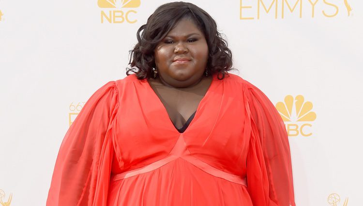 Gabourey Sidibe en la red carpet de los Emmys 2014