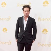 Johnny Galecki en la alfombra roja de los Emmy 2014