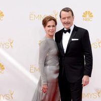 Bryan Cranston y su esposa en los Emmy 2014