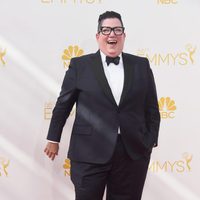  Lea DeLaria en la alfombra roja de los Premios Grammy 2014