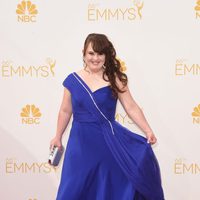 Jamie Brewer en la alfombra roja de los Premios Emmy 2014