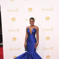 Keke Palmer en la alfombra roja de la alfombra roja de la gala de los Premios Emmy 2014