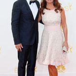  Mark Burnett y Roma Downey en la alfombra roja de los Premios Emmy 2014