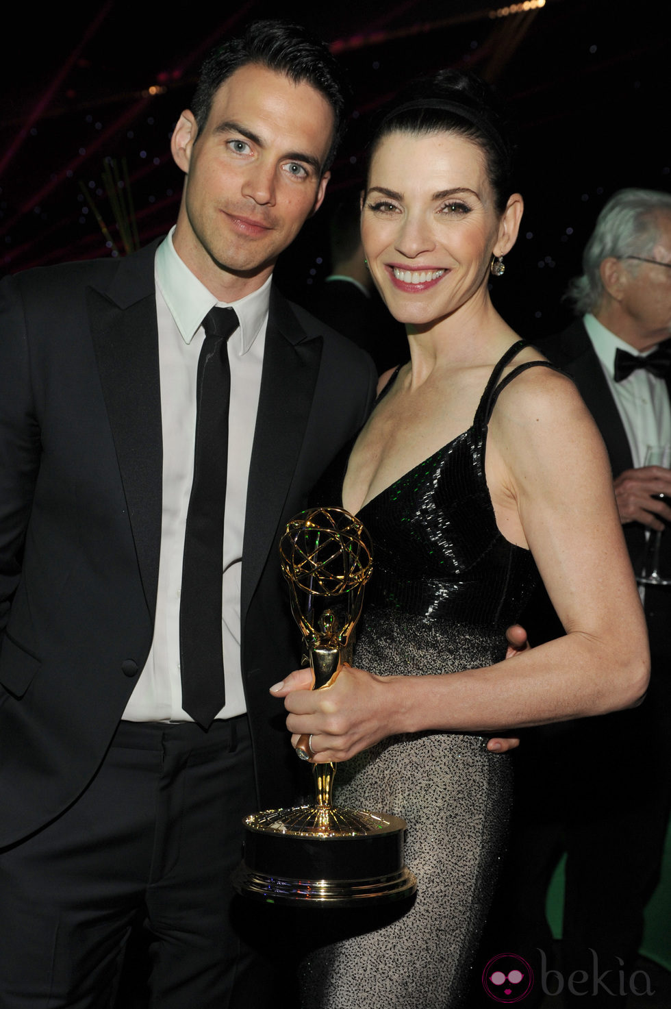 Julianna Margulies y Keith Lieberthal en la Fiesta del Gobernador tras los Emmy 2014